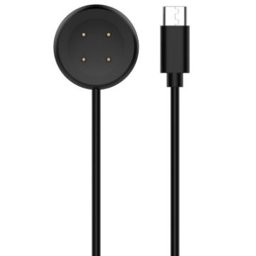 Google Pixel Watch 3/2 Charging Cable, 1m USB-C/Type-C (Black) - 1