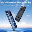 Yesido KM24 9.66" HD CarPlay Rearview Mirror Dash Cam - Black - 2