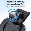 Yesido KM24 9.66" HD CarPlay Rearview Mirror Dash Cam - Black - 5