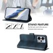 Realme 14 5G/14T 5G Retro Leather Phone Case - Dark Blue - 3