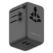MOMAX UA23 100W 4-Port Mini Universal Travel GaN Charger - Black - 1