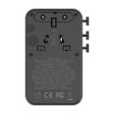 MOMAX UA23 100W 4-Port Mini Universal Travel GaN Charger - Black - 3