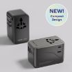 MOMAX UA23 100W 4-Port Mini Universal Travel GaN Charger - Black - 7