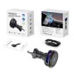 Q7 RGB 15W Car Wireless Charger Phone Holder - Black, Heat Dissipation - 4