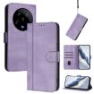 Xiaomi 14 Ultra 5G Retro Leather Phone Case - Purple Splicing Buckle - 1