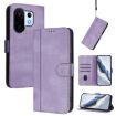 Vivo S30 Pro Mini Retro Leather Phone Case, Purple, Line Splicing Buckle - 1