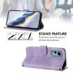 Ulefone Note 14 Retro Leather Phone Case, Purple, Line Splicing Buckle - 4