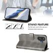 Ulefone Note 21 Retro Leather Phone Case, Grey - Line Splicing Buckle - 4