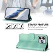 Ulefone Note 18 Ultra/Pro Retro Leather Phone Case - Mint Green - 4