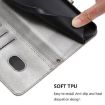Ulefone Note 18 Ultra/Pro Retro Leather Phone Case, Grey, Line Splicing - 6