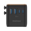 MOMAX UA22 70W Dual AC GaN Travel Charger - Desert Gold - 5