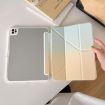 iPad Pro 13 2024 Rainbow Gradient Yellow Leather Tablet Case Holder - 3