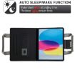 iPad Pro 13 2024 Grey Retro Leather Tablet Case with Zipper Handle - 5