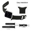 Blue Silicone Sports Watch Band for Apple Watch 46mm/49mm/45mm/44mm - 5