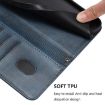 Huawei nova 14 Ultra Retro Leather Phone Case, Dark Blue, Splicing Buckle - 6
