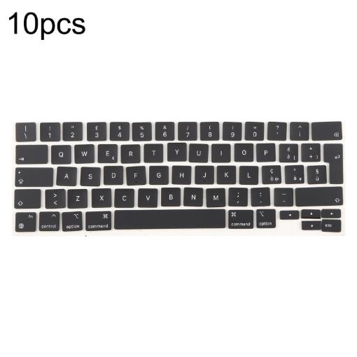 10pcs Italy Keycaps for MacBook A2251 A2289 A2238 A2338 UK Big Enter - 1