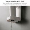 Universal Electric Toothbrush Holder Bathroom Storage Rack - White - 6