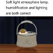 F08 Wireless Double Spray Humidifier with LED Night Light - White - 5