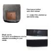 Detachable Bluetooth Smart Eye Mask - VG014 Gray Sleep & Travel Nap Mask - 4