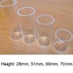 5PCS Transparent Acrylic Guitar Slide Tube, 28mm Folk Slide Block - 3