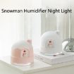 ZAY-H006 Snowman Humidifier Night Light USB Mute Mini Atomizer (White) - 3