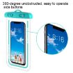 Waterproof Transparent Cell Phone Case Bag - 2 PCS, Green, Swimming - 4