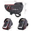 WHEEL UP Black & Red Anti-Splash Bicycle Phone Bag - Handlebar/Mountain Bike - 2
