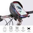 WHEEL UP Black & Red Anti-Splash Bicycle Phone Bag - Handlebar/Mountain Bike - 3
