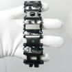 Multifunctional Stainless Steel Outdoor Survival Bracelet for Men - Black - 2