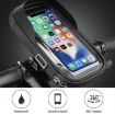 Red Waterproof Mountain Bike & Motorcycle Phone Holder with Shade - 3