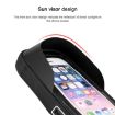 Red Waterproof Mountain Bike & Motorcycle Phone Holder with Shade - 5