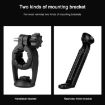 Red Waterproof Mountain Bike & Motorcycle Phone Holder with Shade - 9