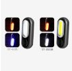 GOOFY DT-6005 USB Rechargeable Bike Tail Light, Red White LED Light - 2