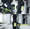 GOOFY DT-6005 USB Rechargeable Bike Tail Light, Red White LED Light - 7