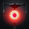 Bicycle Smart Sensor Brake Light USB Tail Light Warning Light - Red - 6