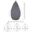Purple Lazy Sofa Bean Bag Chair Fabric Cover, 70x80cm Size - 3