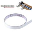 5m Self-adhesive Sticky Scale Steel Ruler with Glue, Reverse Spec - 1