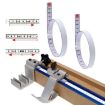 5m Self-adhesive Sticky Scale Steel Ruler with Glue, Reverse Spec - 6