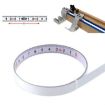 1m Sticky Scale Steel Ruler with Glue, Self-adhesive Tape Measure - 1