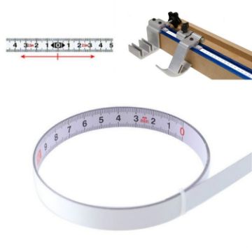 2m Self-adhesive Sticky Scale Steel Ruler with Glue Tape Measure - 1