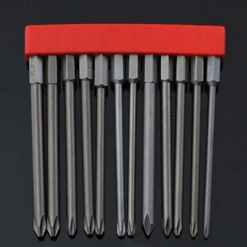 12 PCS Magnetic S2 Alloy Steel Electric Screwdriver Bit Set, Spec: 13 - 1
