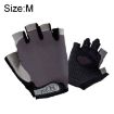 Unisex Fitness Gloves - Gym, Cycling, Yoga, Antiskid, Half Finger, M, Gray - 1