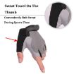 Unisex Fitness Gloves - Gym, Cycling, Yoga, Antiskid, Half Finger, M, Blue - 3
