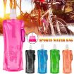Ultralight 0.5L Foldable Silicone Water Bag - Hiking Camping Flask YELLOW - 6