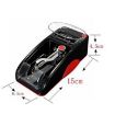 Electric Automatic Cigarette Rolling Machine, 8mm Injector, US Plug, Red - 2
