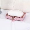 Blue Plastic Soap Dish Storage Box - Compact & Durable Design - 4