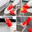XL Two-color Latex Washing Gloves for Cleaning, Laundry & Dishwashing - 9