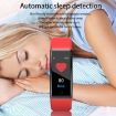 ID115 Plus Smart Bracelet: Heart Rate, Blood Pressure, Pedometer (Red) - 5