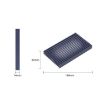 Personalized Red Drop-resistant Soap Box - Double-sided Rubber Design - 3