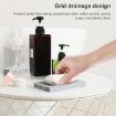 Personalized Red Drop-resistant Soap Box - Double-sided Rubber Design - 5